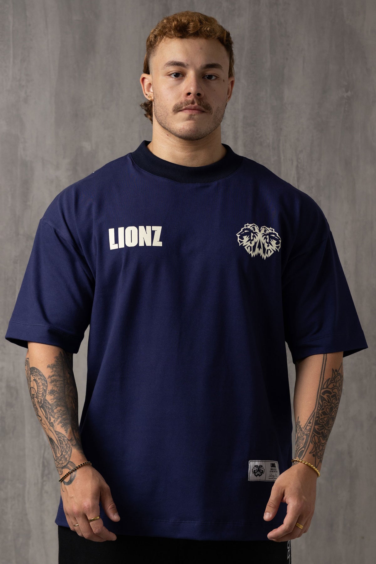 Camiseta Oversized MetalThunder - Marinho